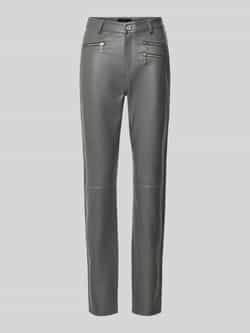 Monari Stoffen broek met ritszakken