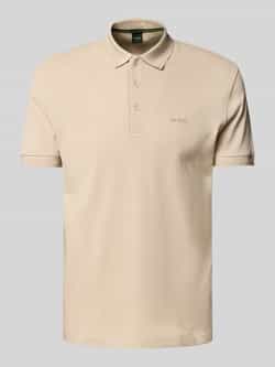 BOSS GREEN Poloshirt PADDY met contrasterende strepen aan de kraag