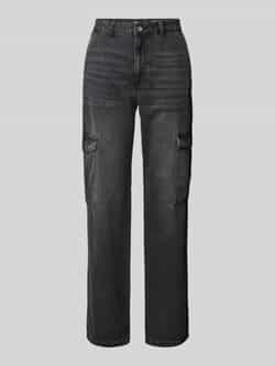 Only High waist jeans in cargozakken model 'JUNE'