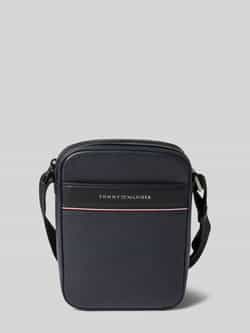 Tommy Hilfiger Blauwe Polyethyleen Schoudertas met Zakken Blue Heren