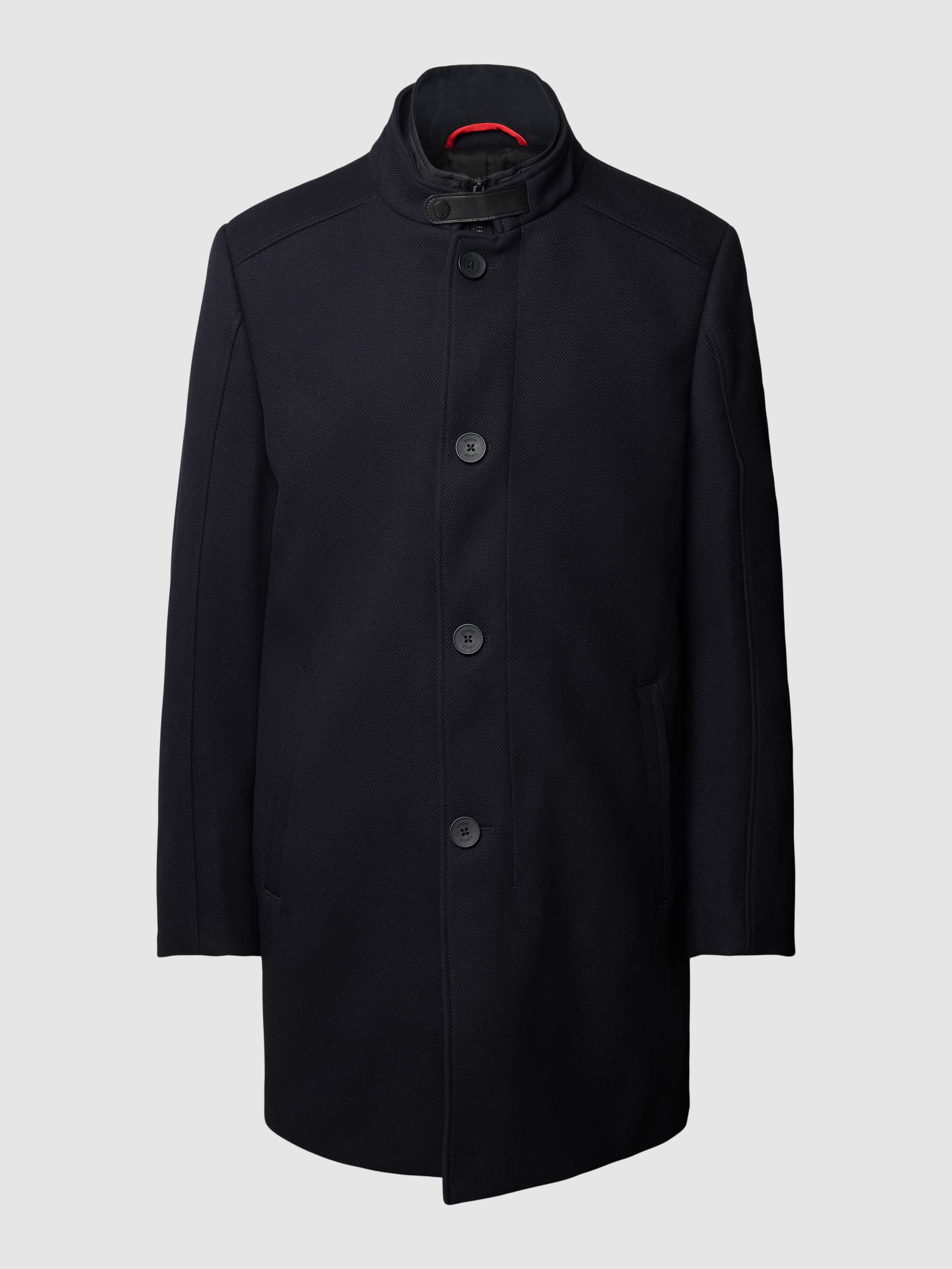 Cinque Grey Lange jas met opstaande kraag model 'Liverpool'
