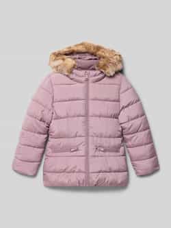 S.Oliver RED LABEL Regular fit gewatteerd jack met imitatiebont