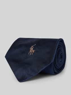 Polo Ralph Lauren Stropdas van zijde met labelstitching (8 cm)