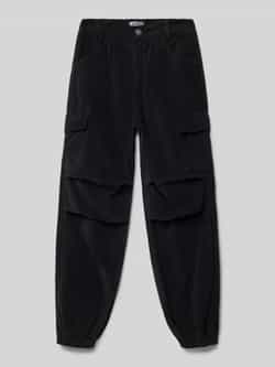 Blue Effect Regular fit broek met elastische pijpboorden