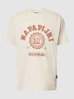 Napapijri T-shirt met motiefprint model 'QUITO'