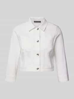 Betty Barclay Kort jeansjack met platte kraag