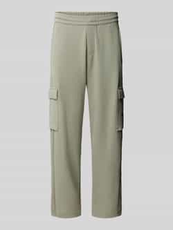 EA7 Emporio Armani Sweatpants met cargozakken
