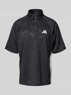 ADIDAS SPORTSWEAR Regular fit poloshirt met ritssluiting