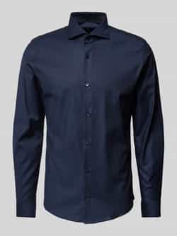 JOOP! Collection Slim fit zakelijk overhemd met haaikraag model 'Pares'