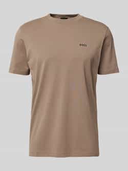 BOSS Green T-shirt met labelprint