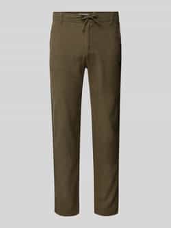 Selected Homme Slim tapered fit broek met tunnelkoord model 'Brody'