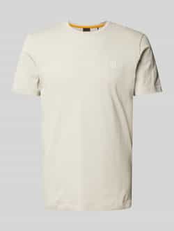 Boss Orange T-shirt met labelpatch model 'Tales'