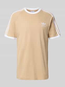 Adidas Originals Adicolor Classics 3-Stripes T-Shirt Beige- Heren Beige