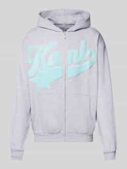 Karl Kani Ster Logo Katoenen Sweatshirt Herfst Winter 2024 Gray Heren