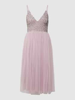 Lace & Beads Cocktailjurk met pailletten