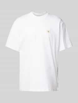 CALVIN KLEIN Heren Polo's & T-shirts Woven Label Relaxed Tee Wit