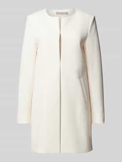 Christian Berg Woman Selection Lange blazer met steekzakken in effen design