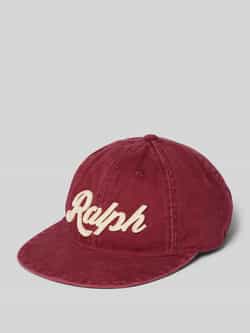 Ralph Lauren Bordeaux pet met klep en logo Brown Heren