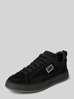 Antony Morato Sneakers met vetersluiting en labeldetail