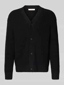 Selected Homme Regular fit gebreid jack van puur katoen model 'DERECK'