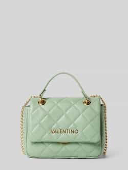 Valentino by Mario Valentino Groene Polyethyleen Handtas met Kettingriem Green Dames