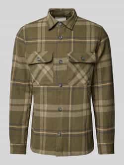 Jack & Jones Premium Slim fit overhemdjack met kentkraag model 'RAYMOND'