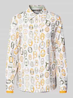 Herzensangelegenheit Overhemdblouse met knoopsluiting