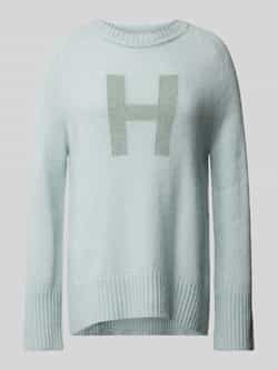 Hemisphere Gebreide pullover met ronde hals