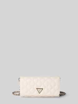 Guess Clutch met doorgestikte naden en labelapplicatie model 'GIULLY II'