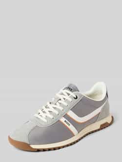 Boss Orange Lage sneakers met details in suèdelook model 'ZAYN'