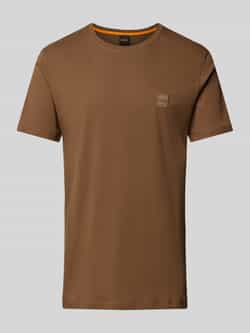 Boss Orange T-shirt met labelpatch model 'Tales'