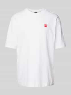 The North Face Oversized T-shirt van pure wol met labelprint