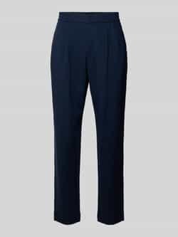 CK Calvin Klein Slim tapered fit stoffen broek met bandplooien