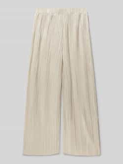Garcia Wide fit stoffen broek met elastische band