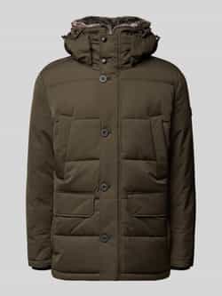 Strellson Regular fit gewatteerd jack met capuchon model 'PIAZZA'