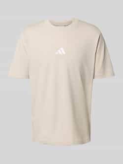 adidas Sportswear T-shirt met labelstitching en ronde hals