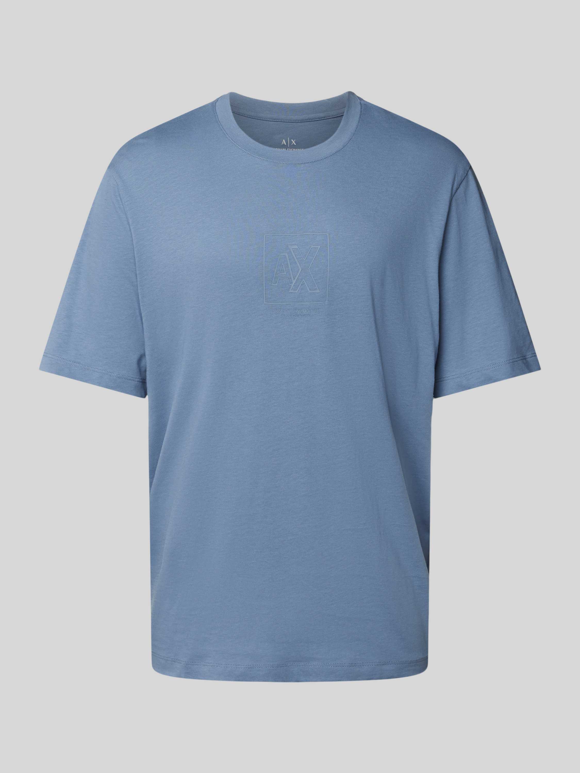 Armani Exchange T-shirt met labeldetail