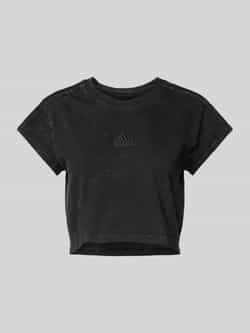 ADIDAS SPORTSWEAR Kort T-shirt met labelstitching