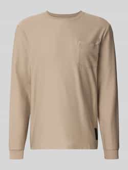 Tom Tailor Denim Regular fit shirt met lange mouwen van katoenmix