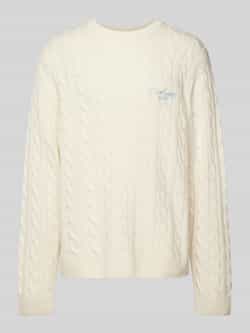 Carhartt Work In Progress Gebreide pullover met labelstitching
