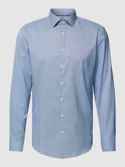 Jake*s Slim fit zakelijk overhemd met all-over motief