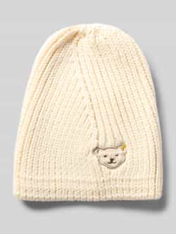 Steiff Gebreide muts met motiefstitching
