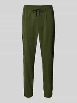 BOSS Green Broek met cargozakken en elastische band