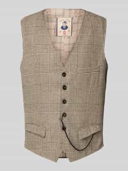 CG Club of Gents Gilet met linnen model 'Mitch'