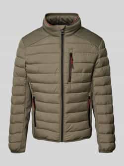 Tom Tailor Regular fit gewatteerd jack met opstaande kraag