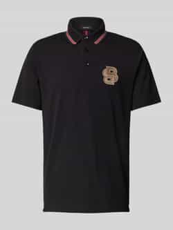 Boss Regular fit poloshirt met logobadge model 'Parris'