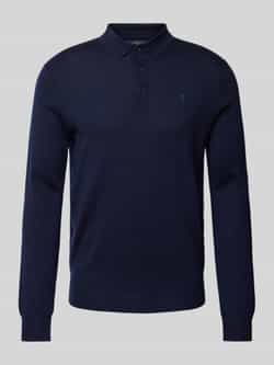 Polo Ralph Lauren Merino Grijs Paard Sweaters Blue Heren