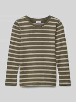 Name it Shirt met lange mouwen en geribde ronde hals model 'NIKS'