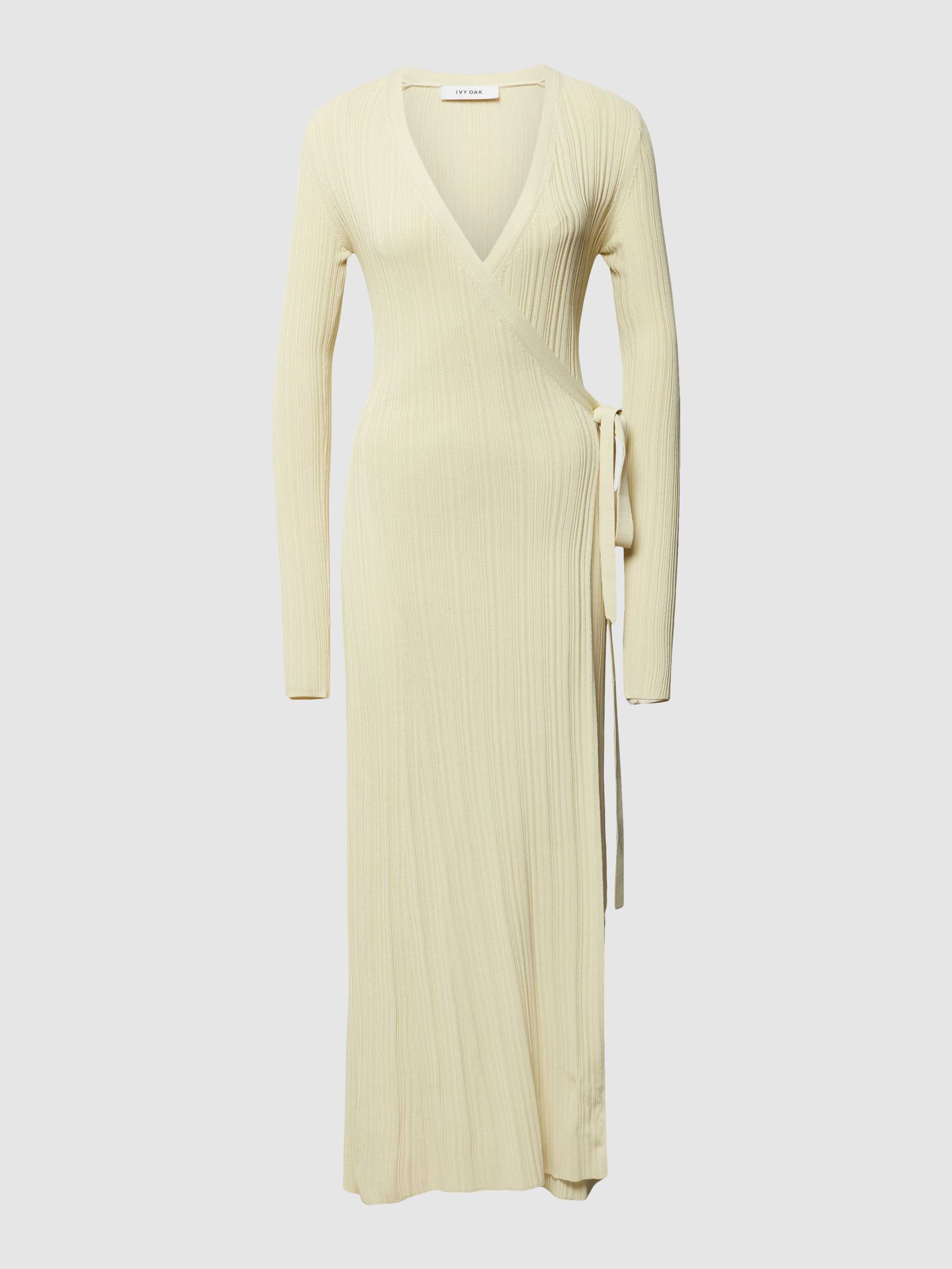 Ivy Oak Maxi-jurk met strikceintuur model 'KLOE'