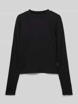 Garcia Shirt met lange mouwen in riblook